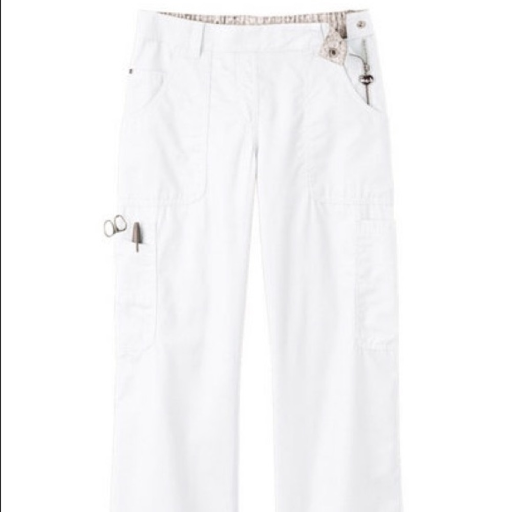 White Koi scrub pants!